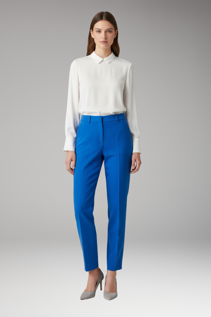 Women’s Straight Pants with Crease-Free Surface