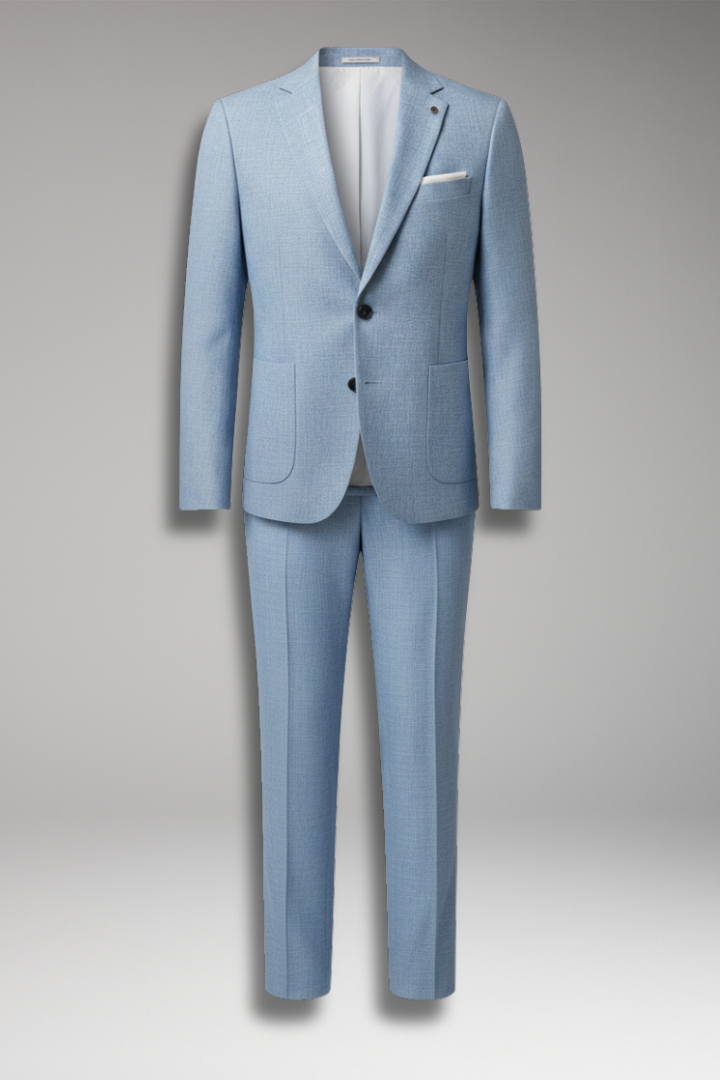 Men’s Linen Suit with Jacket and Trousers