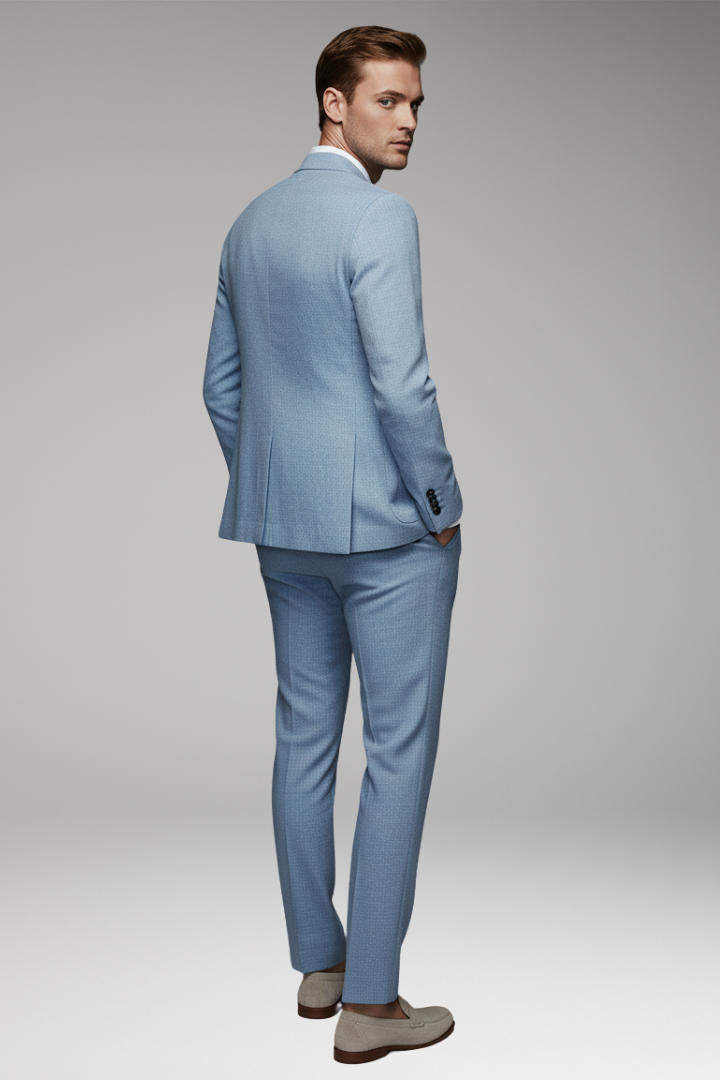 Men’s Linen Suit with Jacket and Trousers