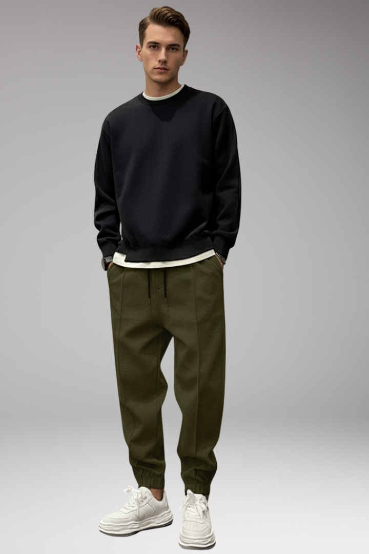Men’s Sports Trousers with Elastic Waist and Pockets