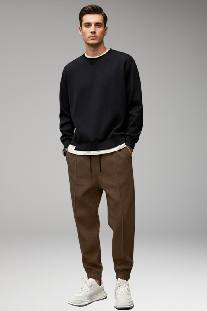 Men’s Sports Trousers with Elastic Waist and Pockets