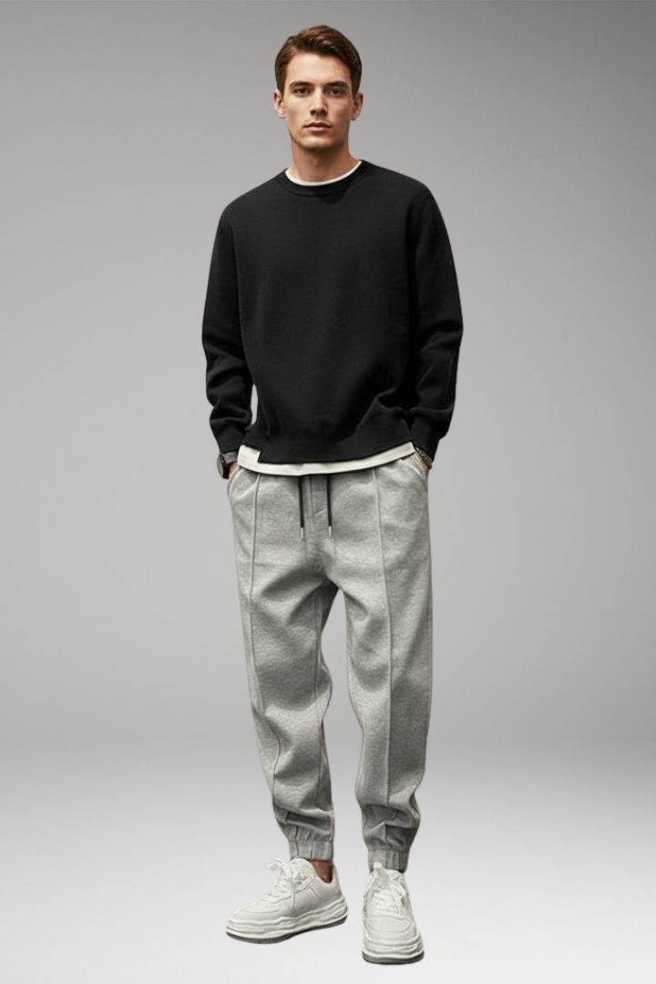 Men’s Sports Trousers with Elastic Waist and Pockets