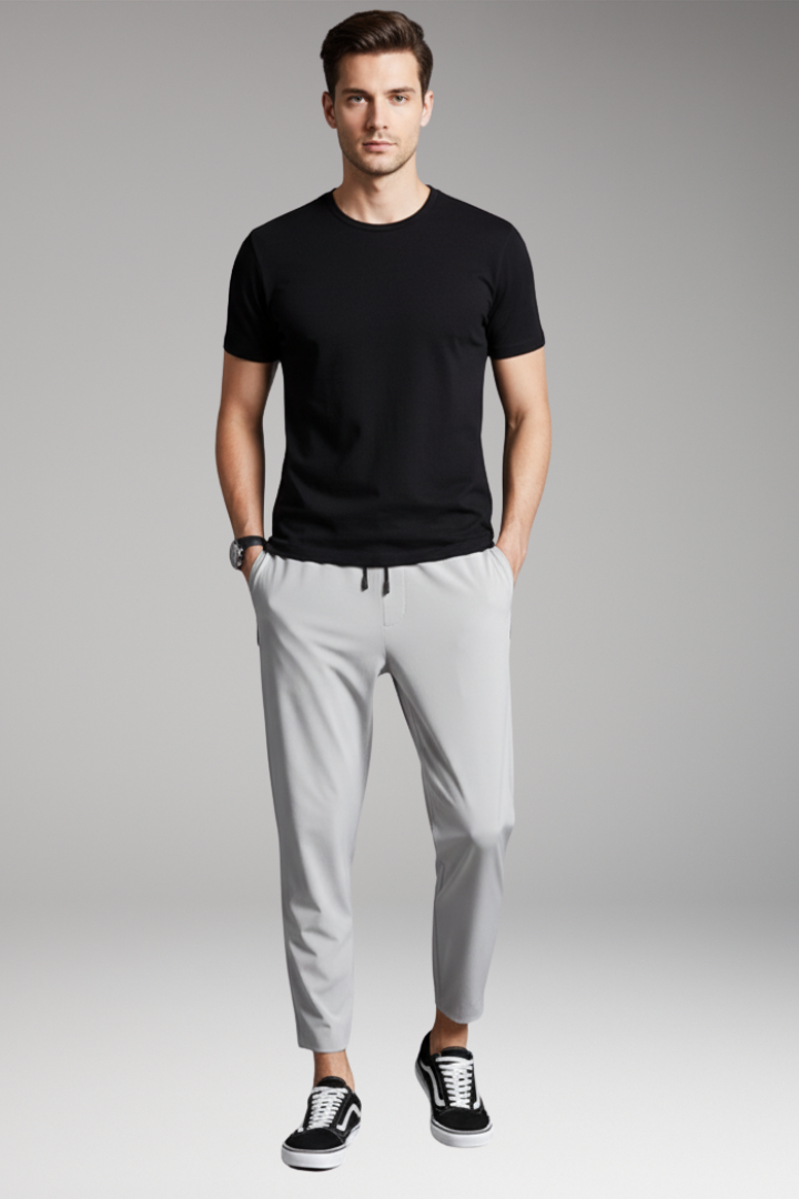 Men's Hiking Trousers with Stretch and Pockets