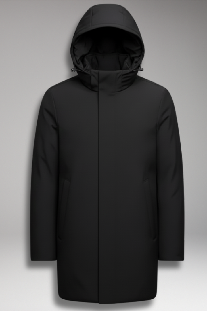 Men’s Winter Parka with Outer Shell and Lining